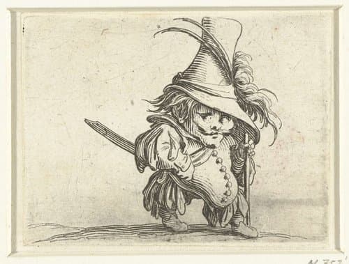Dwergen en gebochelden by Jacques Callot