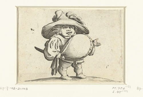 Diverse groteske figuren by Jacques Callot