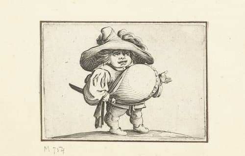 Diverse groteske figuren by Jacques Callot