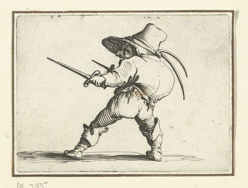 Diverse groteske figuren by Jacques Callot