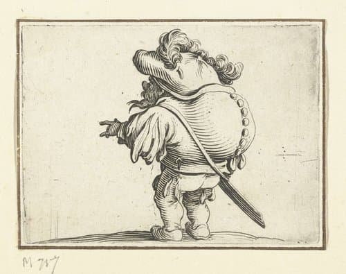 Diverse groteske figuren by Jacques Callot