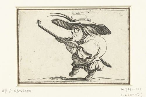 Dwergen en gebochelden by Jacques Callot