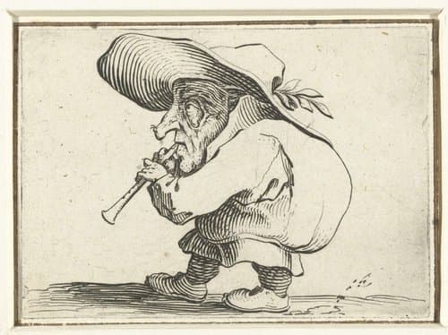 Diverse groteske figuren by Jacques Callot