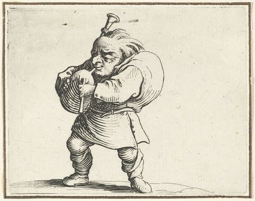 Diverse groteske figuren by Jacques Callot