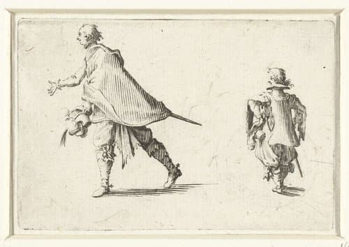 Diverse figuren en voorstellingen by Jacques Callot