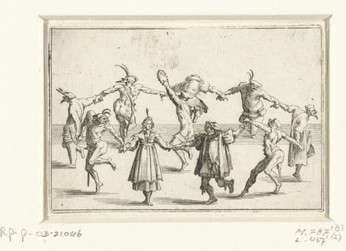Diverse figuren en voorstellingen by Jacques Callot