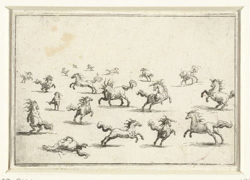 Diverse figuren en voorstellingen by Jacques Callot