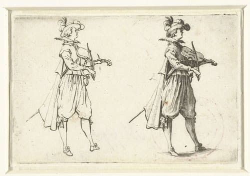 Diverse figuren en voorstellingen by Jacques Callot