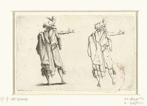 Diverse figuren en voorstellingen by Jacques Callot