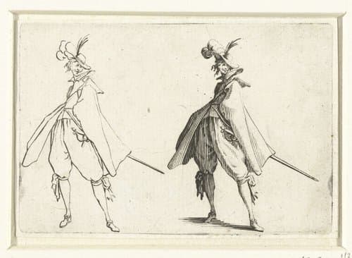 Diverse figuren en voorstellingen by Jacques Callot