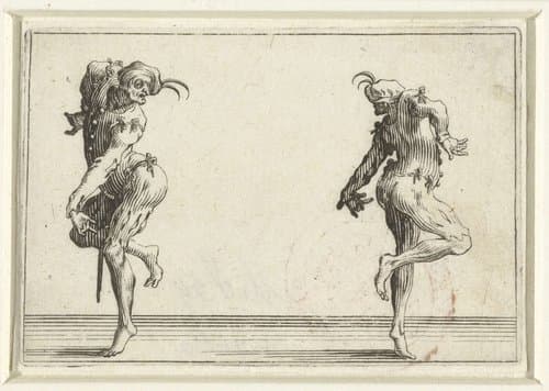 Diverse figuren en voorstellingen by Jacques Callot