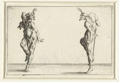Diverse figuren en voorstellingen by Jacques Callot