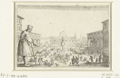 Diverse figuren en voorstellingen by Jacques Callot