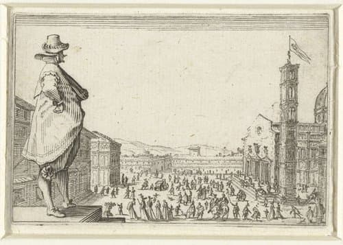 Diverse figuren en voorstellingen by Jacques Callot