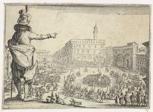 Diverse figuren en voorstellingen by Jacques Callot