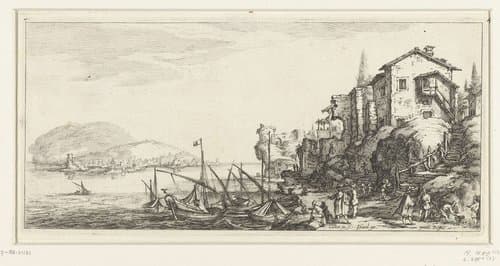 Elf Italiaanse landschappen by Jacques Callot