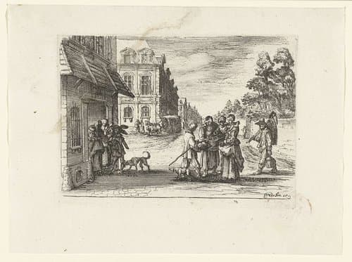 De kersenverkoopster by Jacques Callot