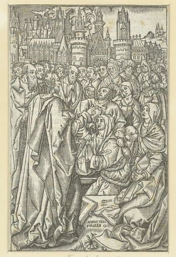 De opwekking van Lazarus by anonymous