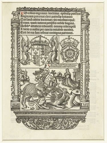 Heilige Joris en de draak by anonymous