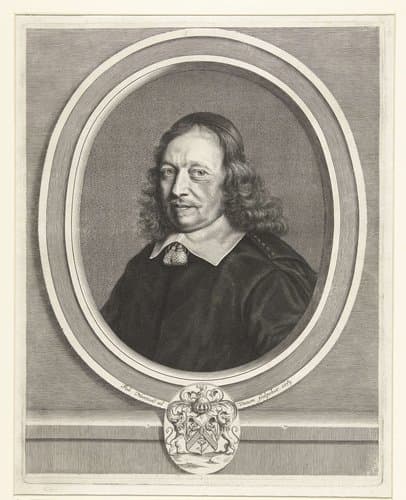 Portret van Gilles Blondeau by Robert Nanteuil