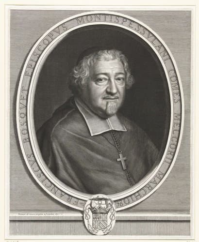 Portret van François Bosquet by Robert Nanteuil