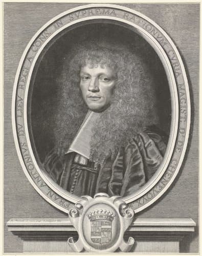 Portret van Antoine Dulieu by Robert Nanteuil
