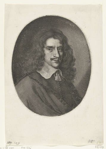 Portret van Louis Hesselin by Robert Nanteuil