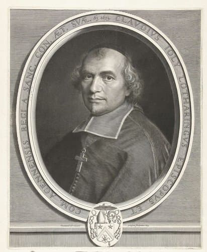 Portret van Claude Joly by Robert Nanteuil