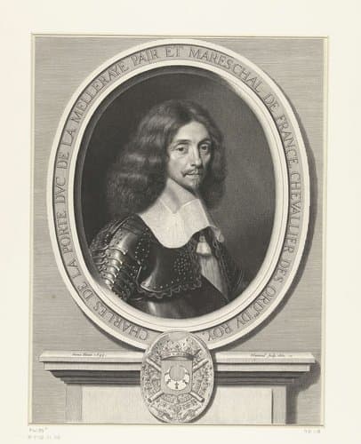 Portret van Charles de la Porte hertog van Meilleraye by Robert Nanteuil