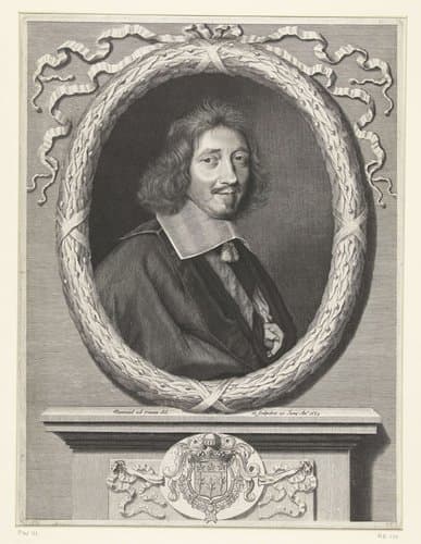Portret van Michel Le Tellier by Robert Nanteuil