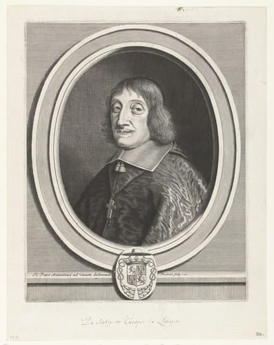 Portret van Léonor Goyon de Matignon by Robert Nanteuil