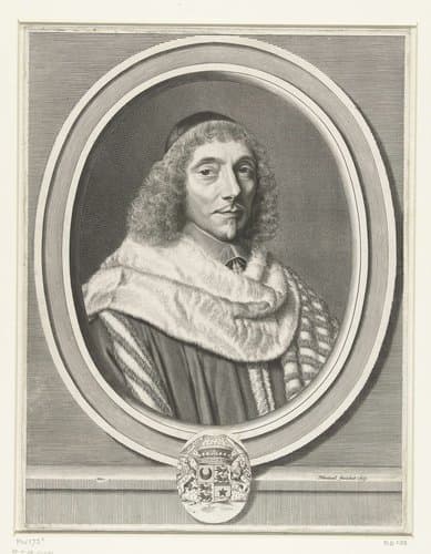 Portret van Jean Antoine de Mesmes by Robert Nanteuil