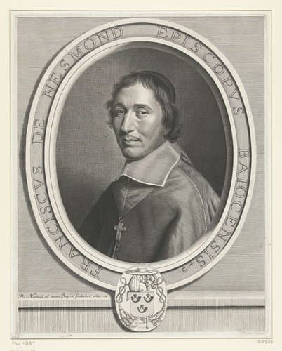 Portret van François de Nesmond by Robert Nanteuil