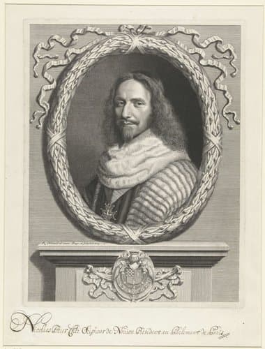 Portret van Nicolas Potier de Novion by Robert Nanteuil