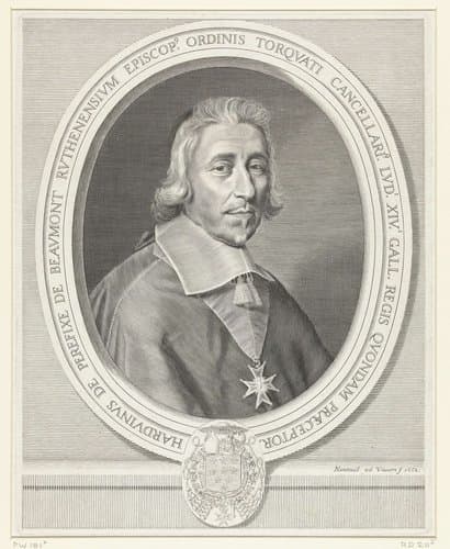 Portret van Hardouin de Péréfixe de Beaumont by Robert Nanteuil