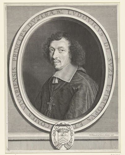 Portret van Louis-François de la Baume de Suze by Robert Nanteuil