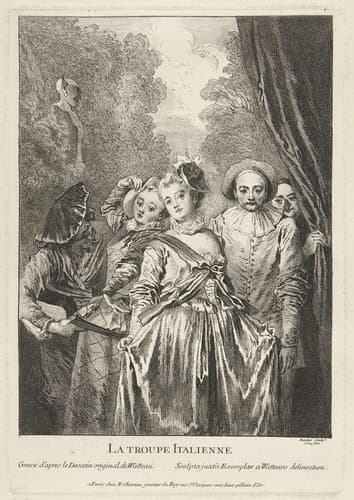 La troupe Italienne by François Boucher