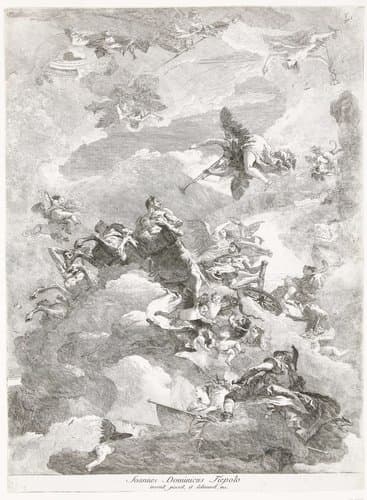 Triomf van Hercules by Giovanni Domenico Tiepolo