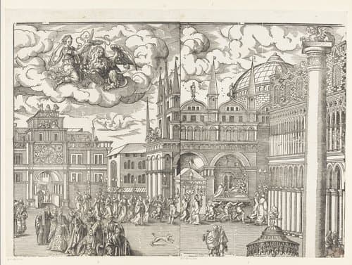 Festa della Sensa (vierde gedeelte) by Jost Amman