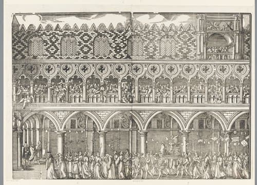 Festa della Sensa (zesde gedeelte) by Jost Amman