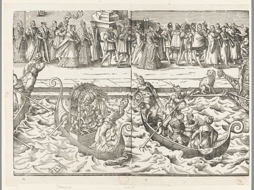Ankunfft Und herkommen der weitberümbten herrlichen Statt Venedig Sambt derselben gewaltigen Herrschafft by Jost Amman