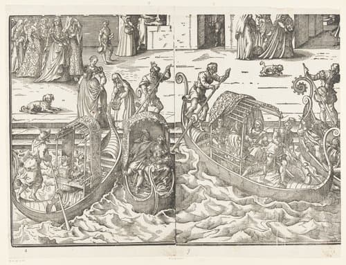 Festa della Sensa (dertiende gedeelte) by Jost Amman