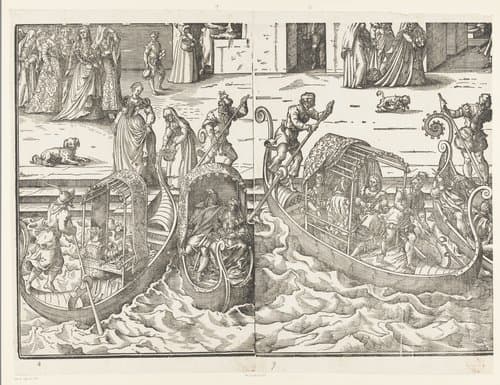 Festa della Sensa (veertiende gedeelte) by Jost Amman