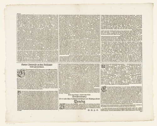 Onderschrift van de Festa della Sensa (eerste en tweede gedeelte) by Jost Amman