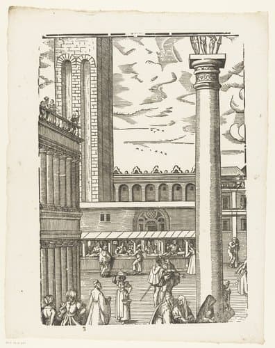 Festa della Sensa (derde gedeelte) by Jost Amman