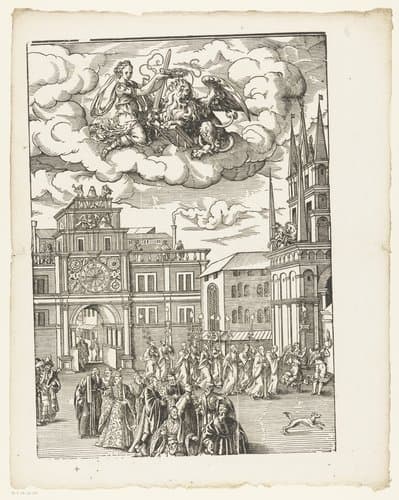 Festa della Sensa (vierde gedeelte) by Jost Amman