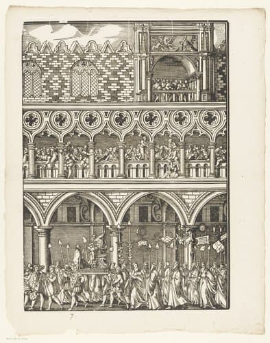 Festa della Sensa (zevende gedeelte) by Jost Amman