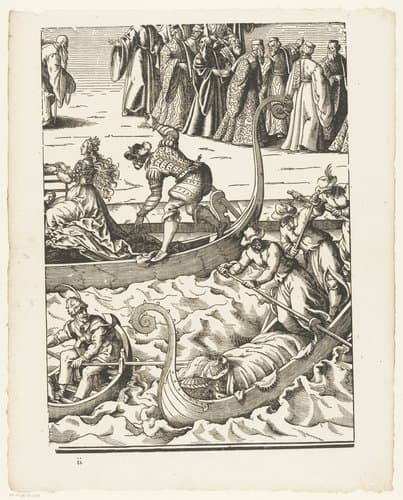 Festa della Sensa (elfde gedeelte) by Jost Amman