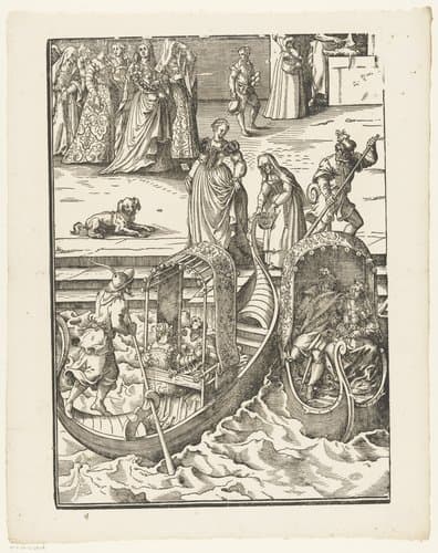 Festa della Sensa (veertiende gedeelte) by Jost Amman