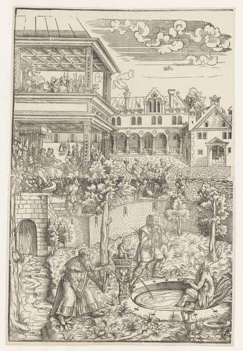 Heilige Suzanna en de ouderlingen by anonymous